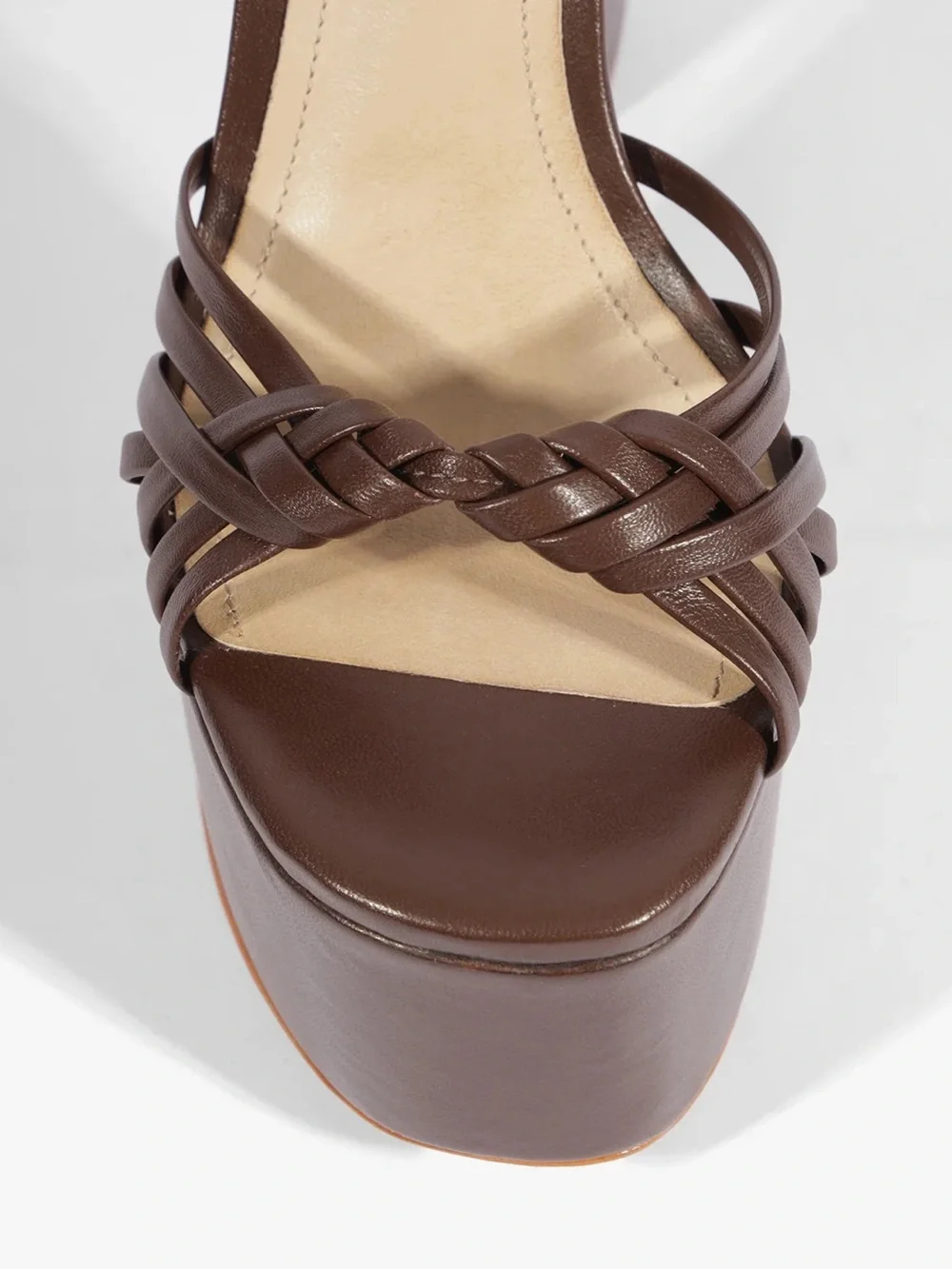 Schutz TARA PLATFORM LEATHER SANDAL - Picture 5 of 6